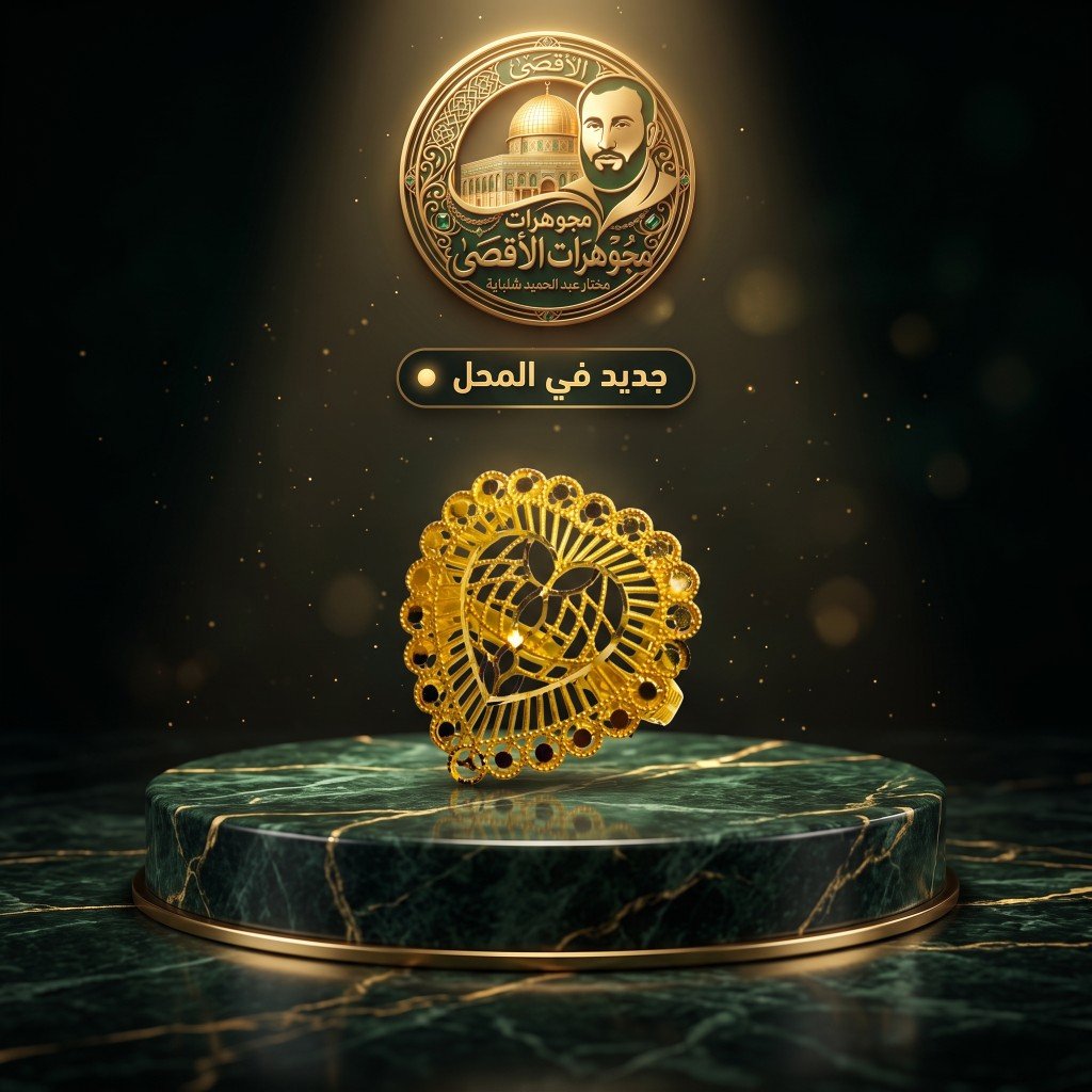 خاتم قلب مفرغ